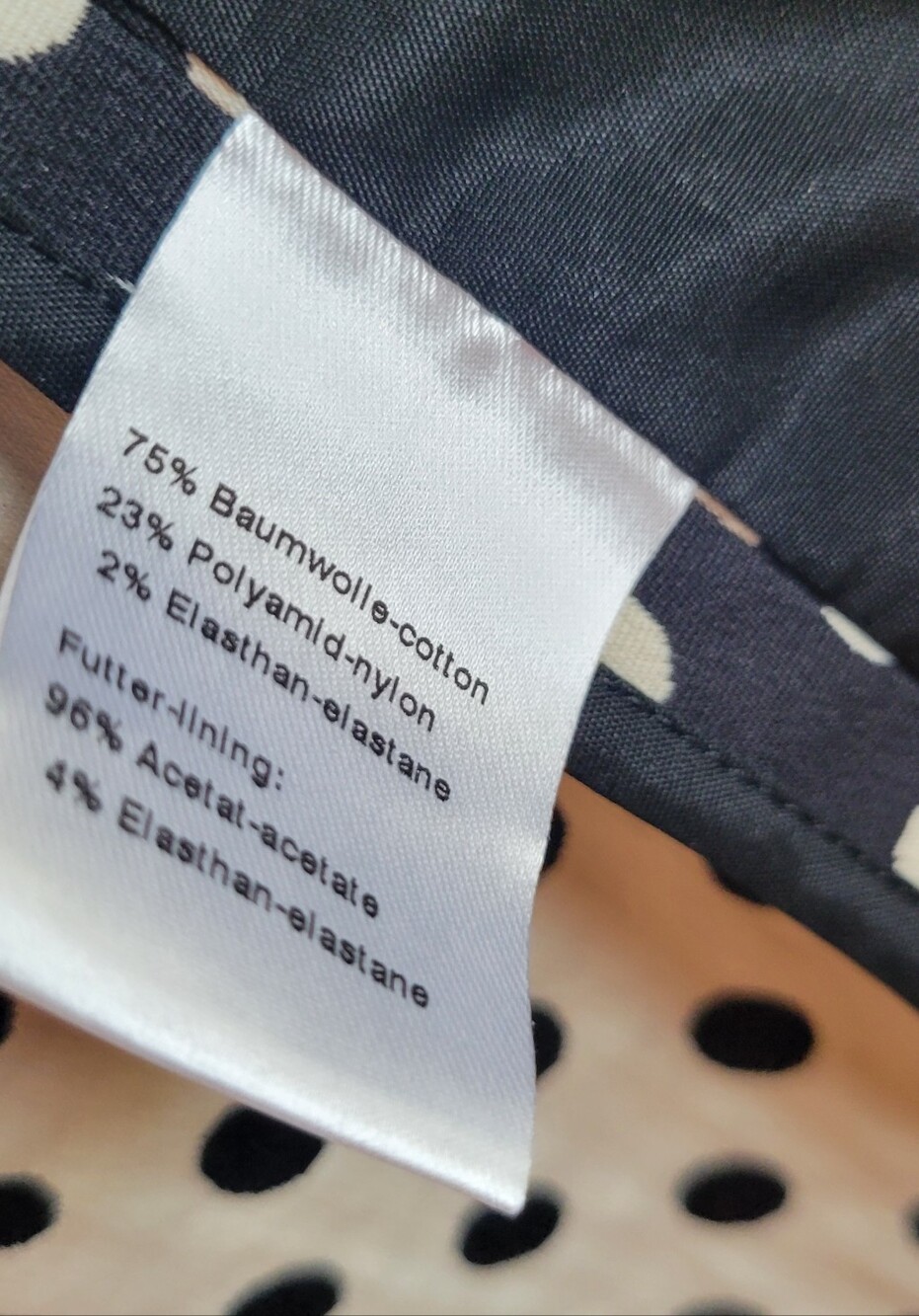 AKRIS PUNTO 14 WOMEN JACKET BLK& WHITE DOTS/LINED/27" L/21"-SLEV 4 1/2 + 24 1/2" - Picture 6 of 13